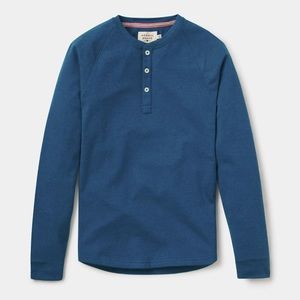 Puremeso Raglan Henley - Cobalt